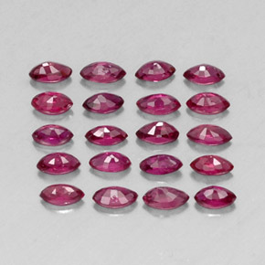  ct natürliche roter Rubin-Edelsteine, Marquise, VS-SI
