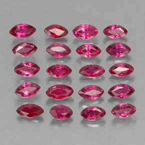  ct natürliche roter Rubin-Edelsteine, Marquise, VS-SI