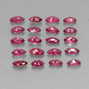  ct natürliche roter Rubin-Edelsteine, Marquise, VS-SI