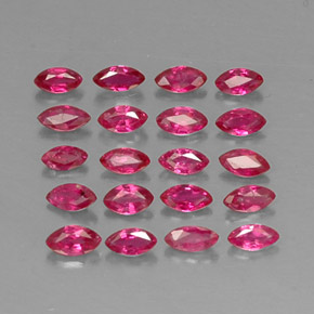  ct natürliche roter Rubin-Edelsteine, Marquise, VS-SI