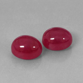  ct natürliche roter Rubin-Edelsteine, Transparent, Transparent / Lichtdurchlässig