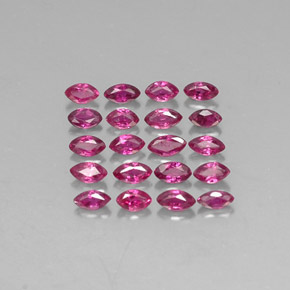  ct natürliche roter Rubin-Edelsteine, Marquise, VS-SI