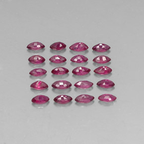  ct natürliche roter Rubin-Edelsteine, Marquise, VS-SI