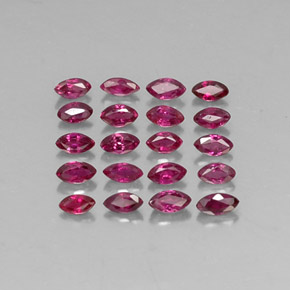  ct natürliche roter Rubin-Edelsteine, Marquise, VS-SI