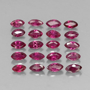  ct natürliche roter Rubin-Edelsteine, Marquise, VS-SI
