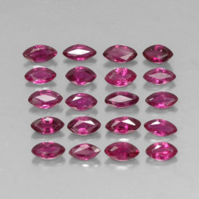  ct natürliche roter Rubin-Edelsteine, Marquise, VS-SI