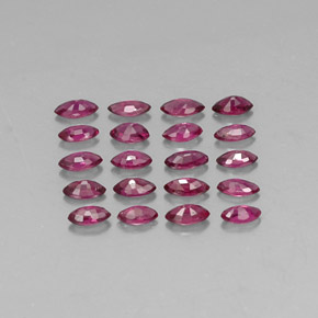  ct natürliche roter Rubin-Edelsteine, Marquise, VS-SI