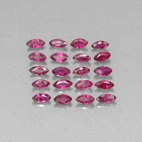  ct natürliche roter Rubin-Edelsteine, Marquise, VS-SI