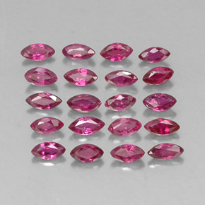 ct natürliche roter Rubin-Edelsteine, Marquise, VS-SI
