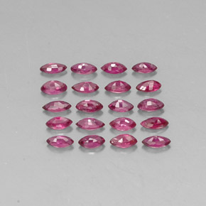  ct natürliche roter Rubin-Edelsteine, Marquise, VS-SI