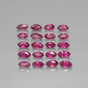  ct natürliche roter Rubin-Edelsteine, Marquise, VS-SI