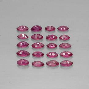  ct natürliche roter Rubin-Edelsteine, Marquise, VS-SI