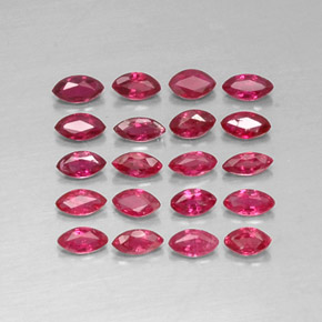  ct natürliche roter Rubin-Edelsteine, Marquise, VS-SI