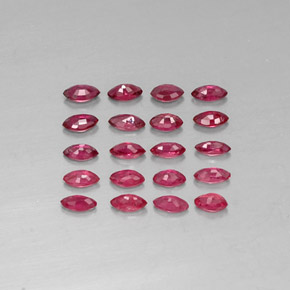  ct natürliche roter Rubin-Edelsteine, Marquise, VS-SI