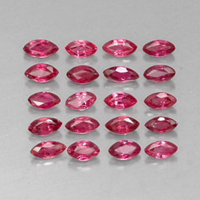  ct natürliche roter Rubin-Edelsteine, Marquise, VS-SI