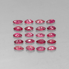  ct natürliche roter Rubin-Edelsteine, Marquise, VS-SI