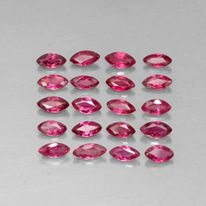  ct natürliche roter Rubin-Edelsteine, Marquise, VS-SI