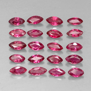  ct natürliche roter Rubin-Edelsteine, Marquise, VS-SI