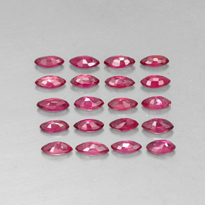  ct natürliche roter Rubin-Edelsteine, Marquise, VS-SI