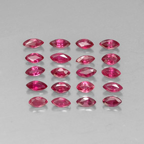  ct natürliche roter Rubin-Edelsteine, Marquise, VS-SI