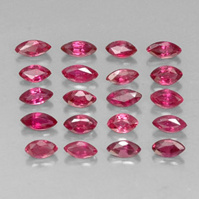  ct natürliche roter Rubin-Edelsteine, Marquise, VS-SI