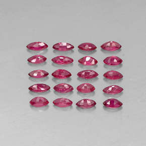  ct natürliche roter Rubin-Edelsteine, Marquise, VS-SI