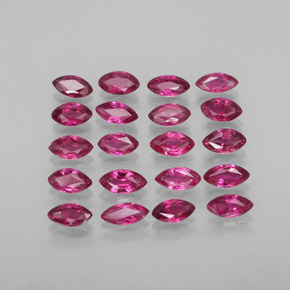  ct natürliche roter Rubin-Edelsteine, Marquise, VS-SI