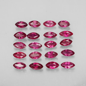  ct natürliche roter Rubin-Edelsteine, Marquise, VS-SI