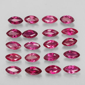  ct natürliche roter Rubin-Edelsteine, Marquise, VS-SI