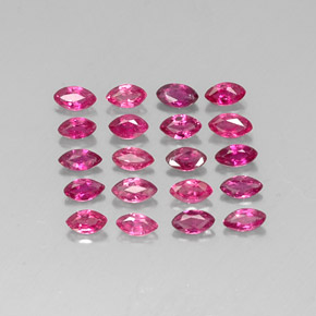  ct natürliche roter Rubin-Edelsteine, Marquise, VS-SI