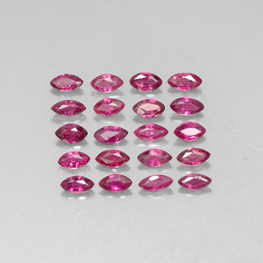  ct natürliche roter Rubin-Edelsteine, Marquise, VS-SI