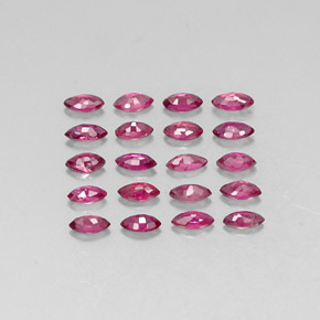  ct natürliche roter Rubin-Edelsteine, Marquise, VS-SI