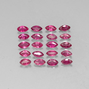  ct natürliche roter Rubin-Edelsteine, Marquise, VS-SI