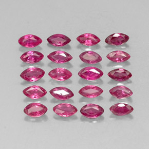  ct natürliche roter Rubin-Edelsteine, Marquise, VS-SI