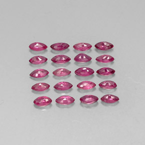  ct natürliche roter Rubin-Edelsteine, Marquise, VS-SI