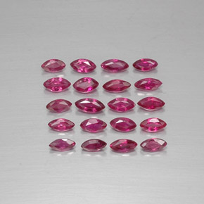  ct natürliche roter Rubin-Edelsteine, Marquise, VS-SI