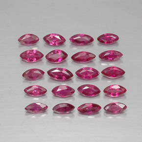  ct natürliche roter Rubin-Edelsteine, Marquise, VS-SI