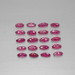  ct natürliche roter Rubin-Edelsteine, Marquise, VS-SI