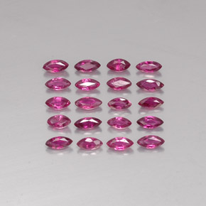  ct natürliche roter Rubin-Edelsteine, Marquise, VS-SI