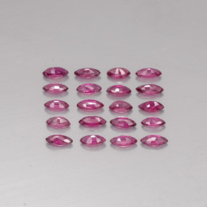  ct natürliche roter Rubin-Edelsteine, Marquise, VS-SI