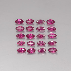  ct natürliche roter Rubin-Edelsteine, Marquise, VS-SI
