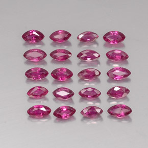  ct natürliche roter Rubin-Edelsteine, Marquise, VS-SI