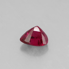 0,61 ctw natürlicher roter Rubin, Trillion, SI