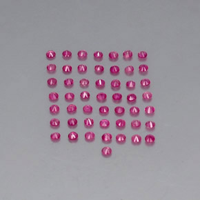  ct natürliche roter Rubin-Edelsteine, Rundschliff, VVS-VS