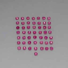  ct natürliche roter Rubin-Edelsteine, Rundschliff, VVS-VS