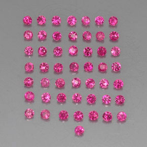  ct natürliche roter Rubin-Edelsteine, Rundschliff, VVS-VS