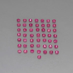  ct natürliche roter Rubin-Edelsteine, Rundschliff, VVS-VS