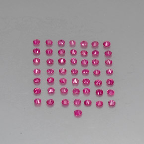  ct natürliche roter Rubin-Edelsteine, Rundschliff, VVS-VS