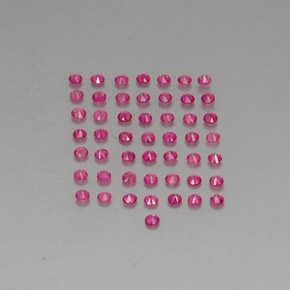  ct natürliche roter Rubin-Edelsteine, Rundschliff, VVS-VS