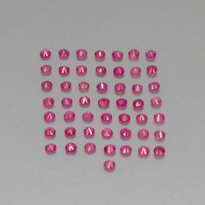  ct natürliche roter Rubin-Edelsteine, Rundschliff, VVS-VS